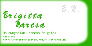 brigitta marcsa business card